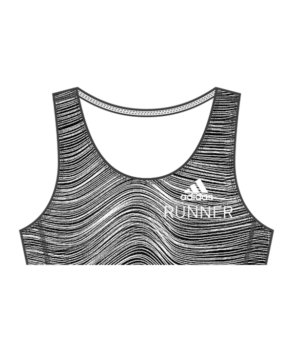adidas mi Singlet Running Top Damen Grün Weiss - gruen