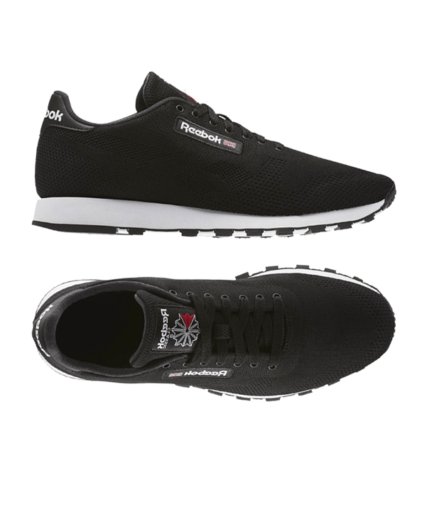 Reebok Classic Leather ULTK Sneaker Schwarz Weiss - schwarz