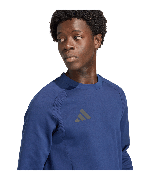 adidas Tiro Travel Sweatshirt Dunkelblau - schwarz