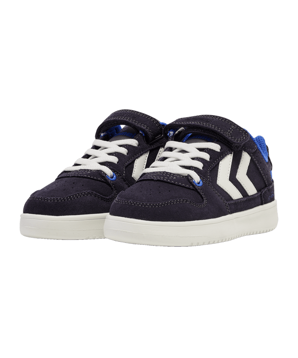 Hummel St. Power Play Suede Sneaker Kids Schwarz F2203 - schwarz
