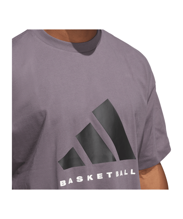 adidas Adi Basketball T-Shirt Grau - grau
