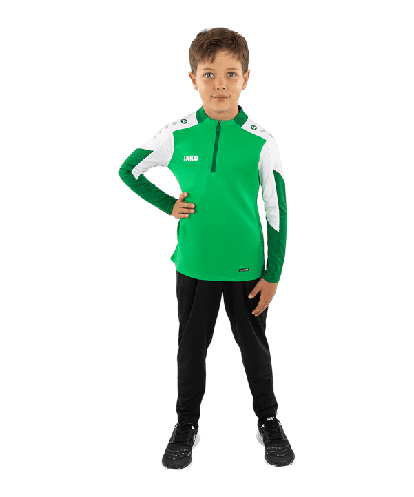 JAKO Dynamic Ziptop Sweatshirt Kids Grün F204 - gruen