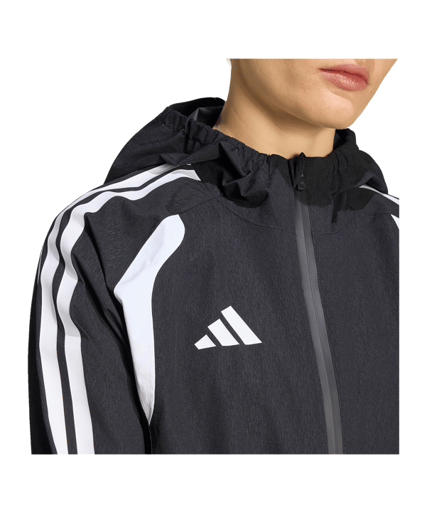 adidas Tiro 26 Competition Regenjacke Damen Schwarz - schwarz