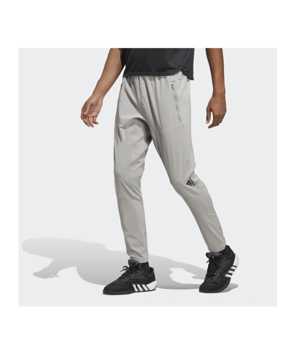 adidas D4T Training Hose Grau - grau