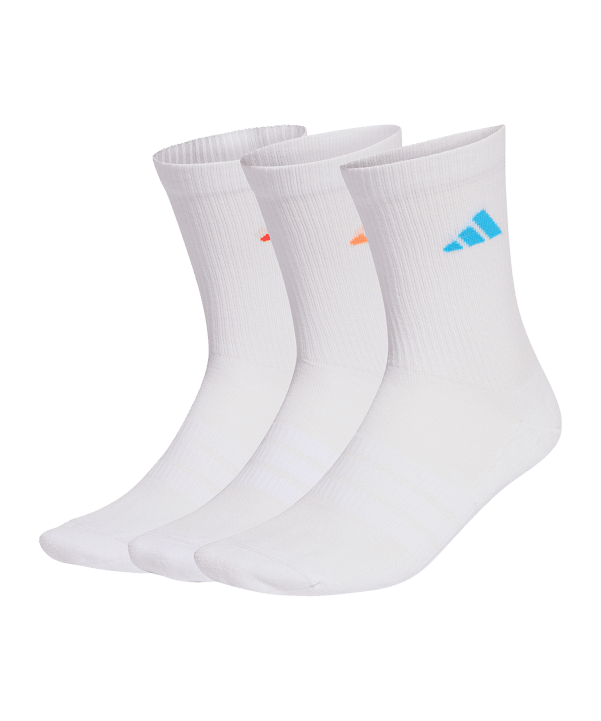 adidas Crew 3er Pack Socken Weiß - weiss