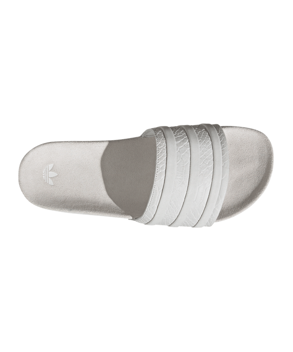 adidas Originals adilette Badelatsche Weiss - weiss