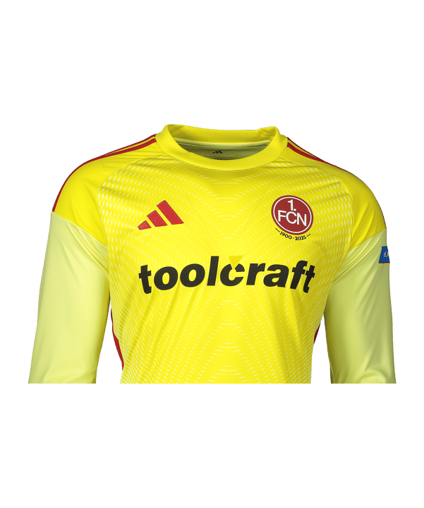 adidas 1. FC Nürnberg Torwarttrikot 2025/2026 Gelb - gelb