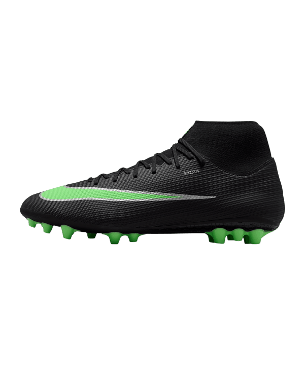 Nike Air Zoom Mercurial Superfly XI Academy High AG Shadow Schwarz F001 - schwarz
