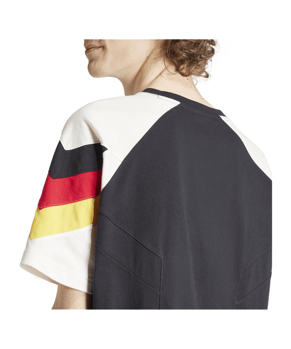 adidas Originals DFB Deutschland T-Shirt EM 2024 Schwarz - schwarz