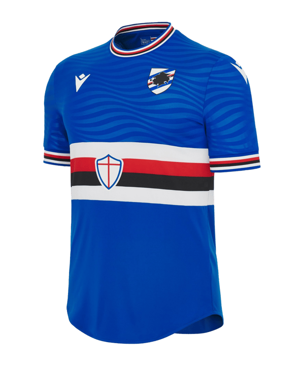 Macron Sampdoria Genua Trikot Home 2023/2024 - blau