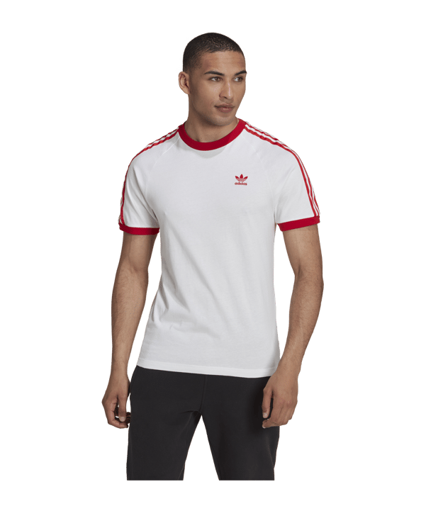 adidas Originals Nations T-Shirt Weiss Rot - weiss
