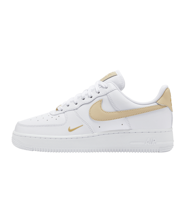 Nike Air Force 1 Weiss Beige F105 - weiss