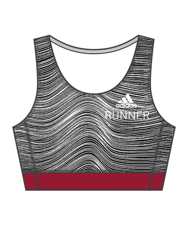 adidas mi Singlet Running Top Damen Grün Weiss - gruen