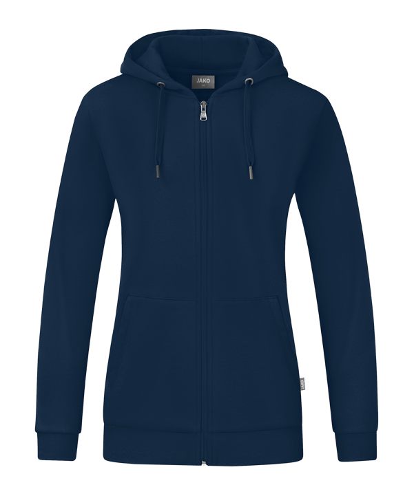 JAKO Organic Kapuzenjacke Damen Blau F900 - blau