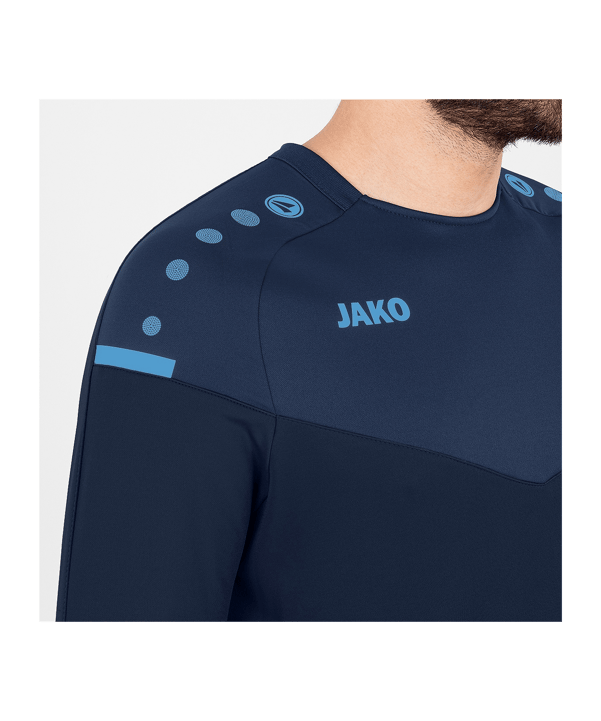JAKO Champ 2.0 Sweatshirt Bleu C095 - bleu