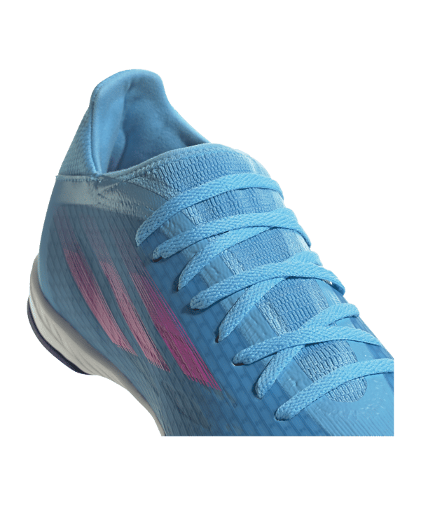 adidas X SPEEDFLOW.3 TF Sapphire Edge Blau Pink Weiss - blau