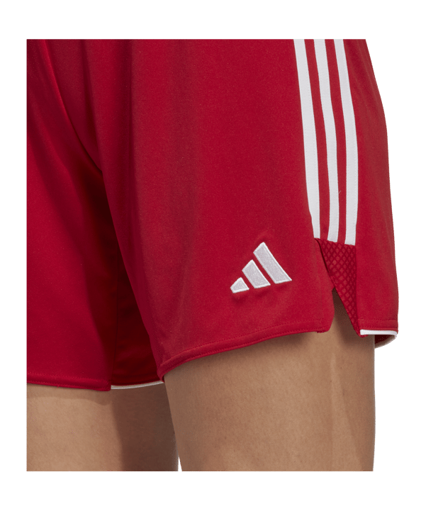 adidas Tiro 23 Short Low Damen Rot Weiss - rot
