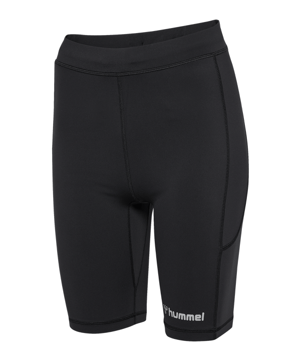 Hummel Run Short Leggings Damen Schwarz F2001 - schwarz