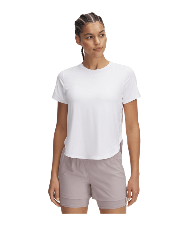 Under Armour Launch Elite T-Shirt Damen Weiß F100 - weiss