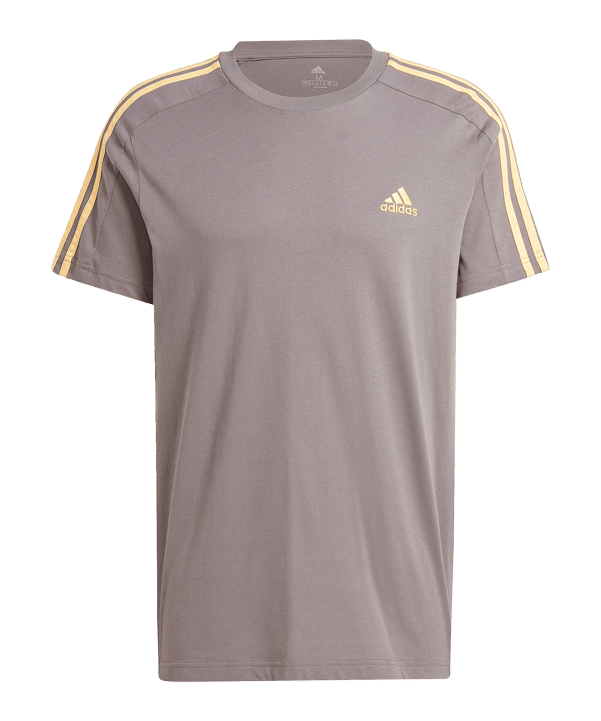 adidas Essential 3S T-Shirt Braun - braun