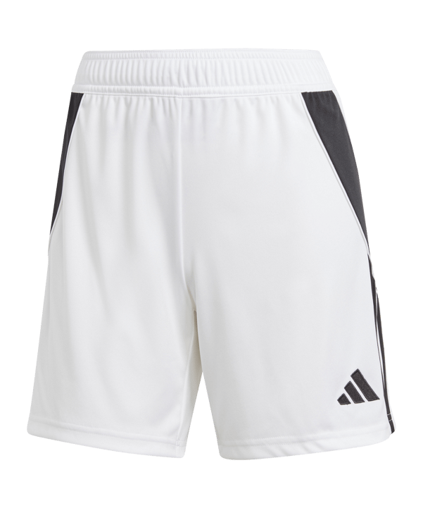 adidas Tiro 24 Short Damen Weiss Schwarz - weiss