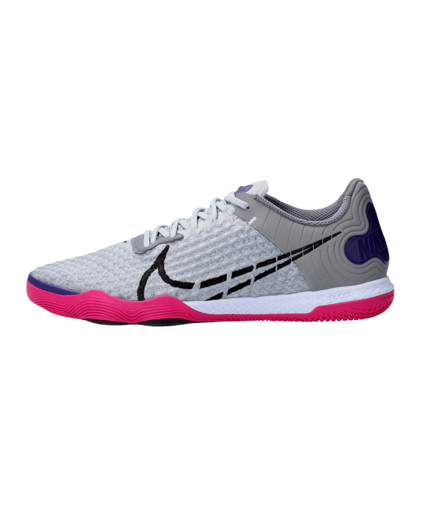 Nike React Gato IC Halle Grau Lila Schwarz F056 - grau
