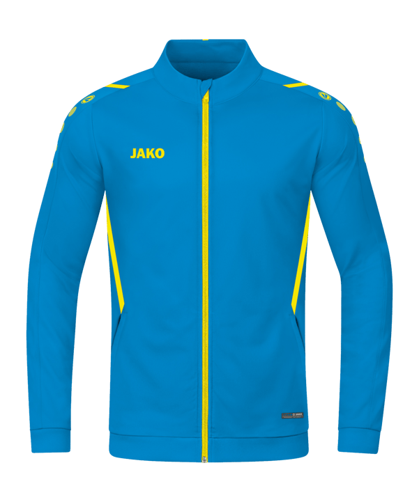 JAKO Challenge Polyesterjacke Blau Gelb F443 - blau