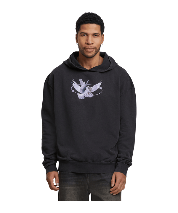 Mister Tee Viva la Liberte Oversized Hoody Schwarz - schwarz