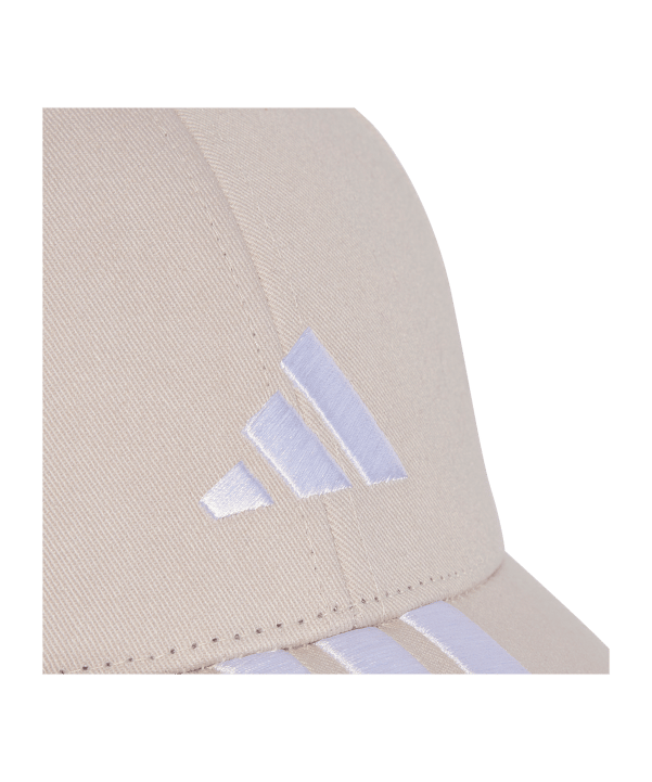 adidas 3 Stripes Baseball Cap Beige - beige