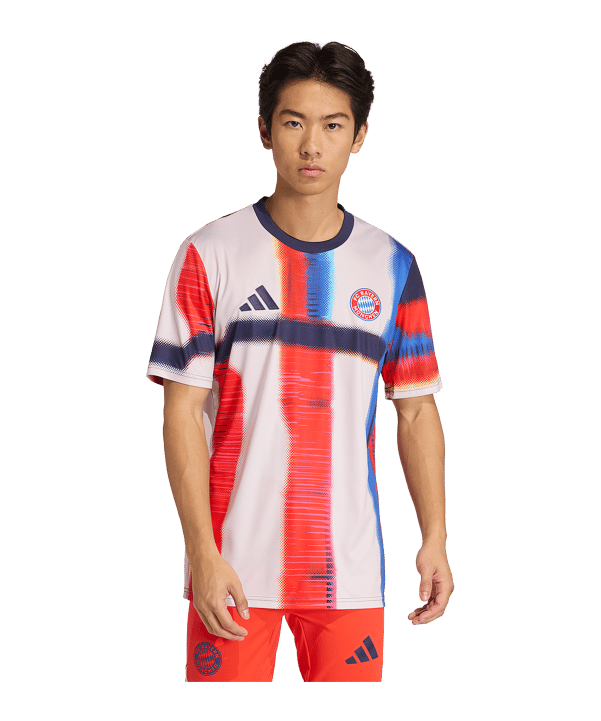 adidas FC Bayern München Prematch T-Shirt 2025/2026 Blau - blau