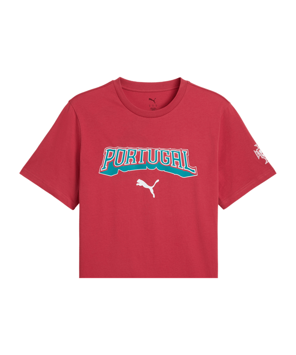 PUMA FPF Portugal FtblCulture T-Shirt Rot F27 - rot
