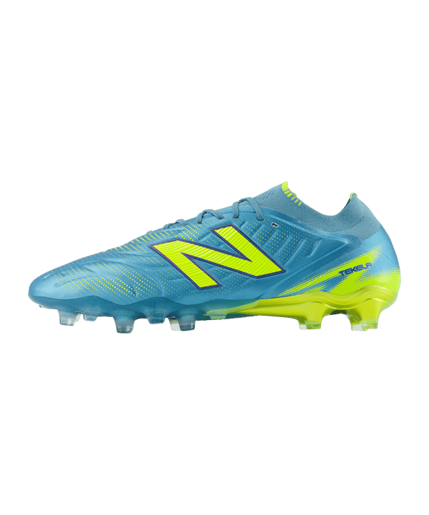 New Balance Tekela Elite Low Laced V5 FG Main Bleu - bleu