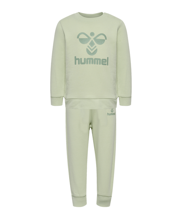 Hummel Arine Crew Anzug Kids Grün F6275 - gruen