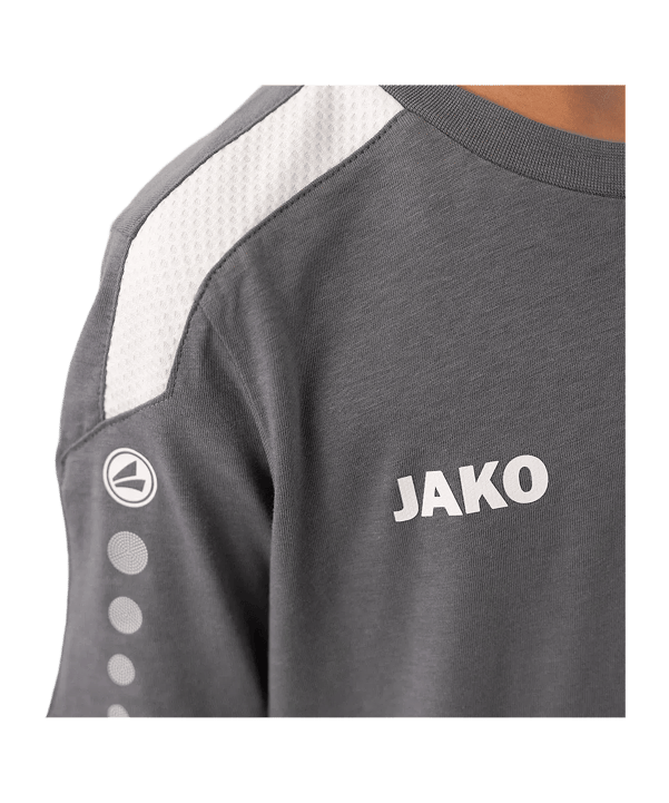 JAKO Power T-Shirt Kids Grau Weiss F840