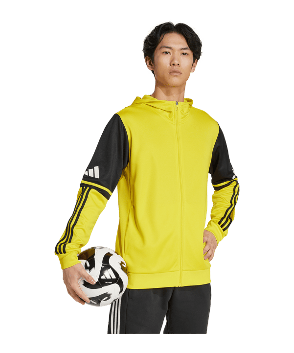 adidas Squadra 25 Kapuzenjacke Gelb - gelb