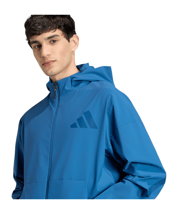 adidas Z.N.E Woven Jacke Blau - blau