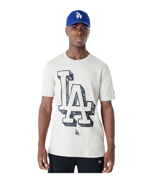 New Era Los Angeles Dodgers T-Shirt Beige - beige