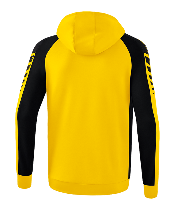 Erima Six Wings Kapuzenjacke Kids Gelb F1032213 - gelb