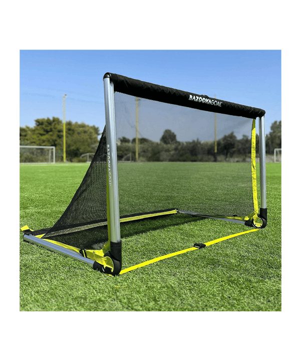 BAZOOKAGOAL ALUMINIUM Teleskoptor | 150x90cm | Porta da calcio mini Nero - nero