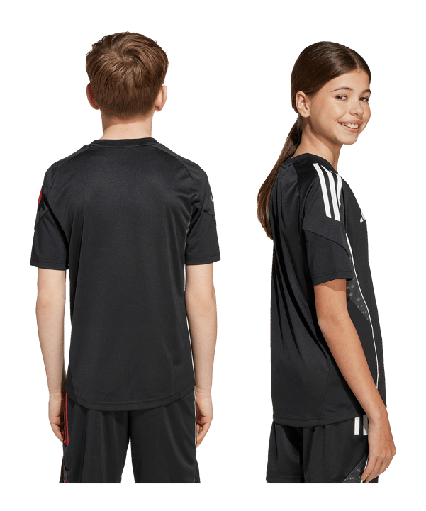 adidas Ajax Amsterdam Training T-Shirt Kids Schwarz - schwarz
