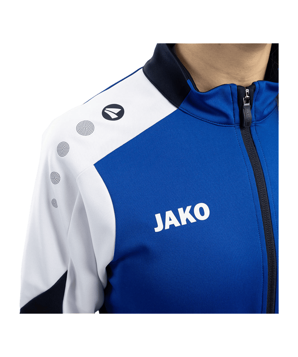 JAKO Dynamic Polyester Trainingsjacke Damen Blau F405 - blau