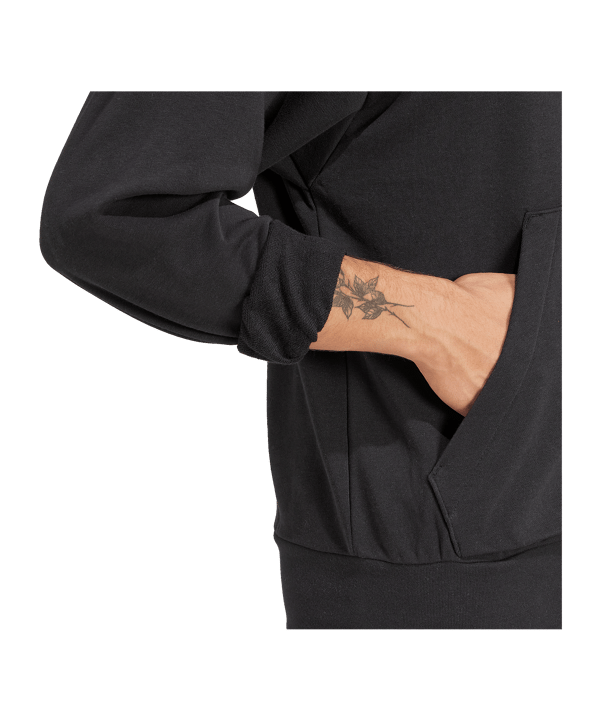 adidas Sportswear Essentials Feelcozy French Terry Hoody Schwarz - schwarz