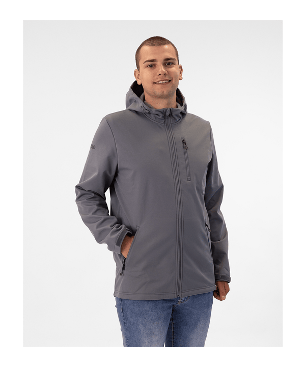JAKO Premium Giacca softshell Bambini Grigio C840 - grigio