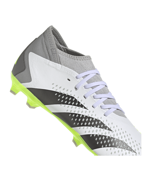 adidas Predator Accuracy.3 FG Crazyrush Weiss Schwarz Gelb - weiss