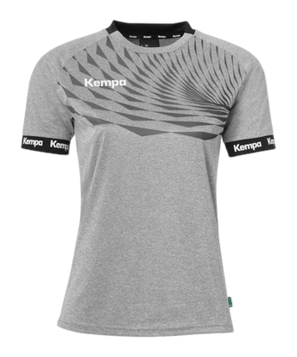 Kempa Wave 26 Trikot Damen Grau Schwarz F05 - grau