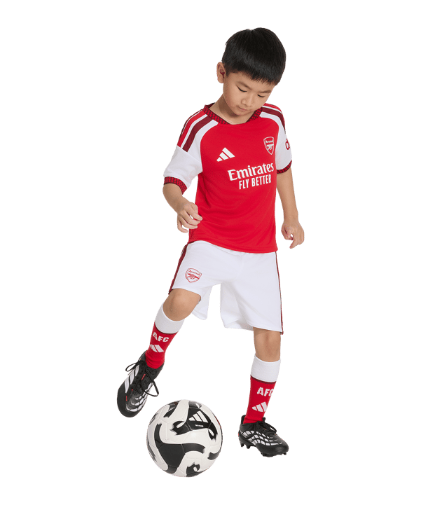adidas FC Arsenal London Trikot Set Home 2026/2027 Kids Rot - rot