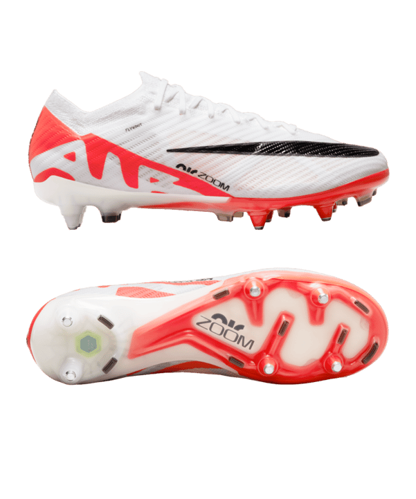 Nike Air Zoom Mercurial Vapor XV Elite SG-Pro AC Ready Rot Weiss Schwarz F600 - rot