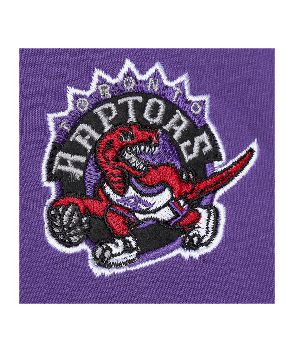 NBA TORONTO RAPTORS VINCE CARTER HEAVYWEIGHT PREMIUM PLAYER VINTAGE LOGO T-SHIRT - lila