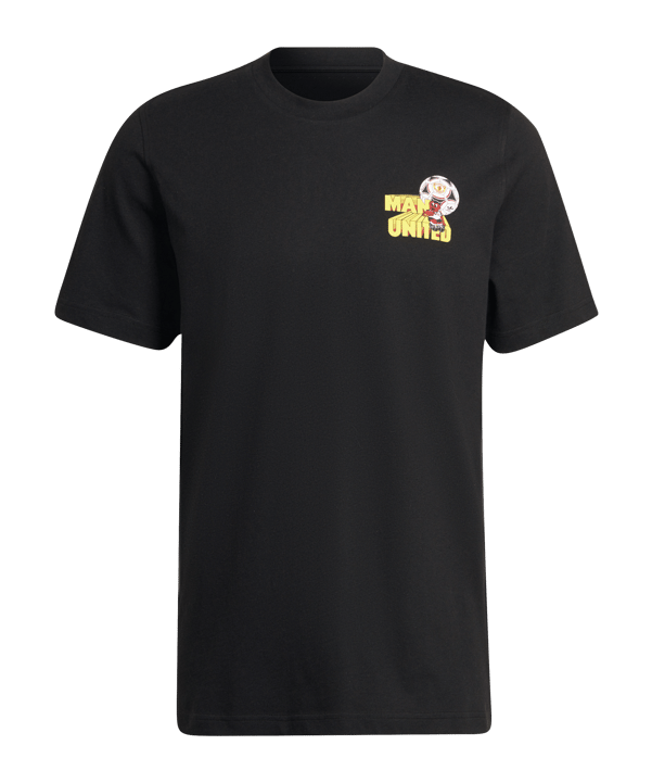 adidas Originals Manchester United T-Shirt Schwarz - schwarz