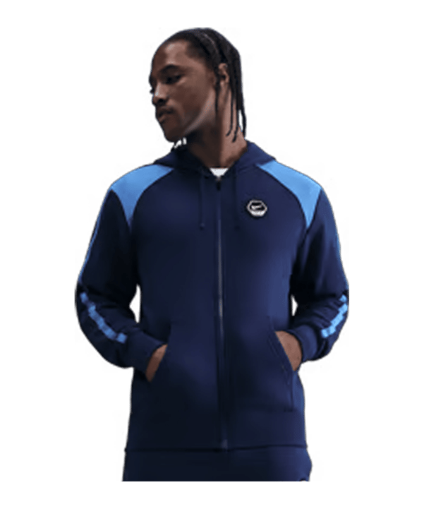 Nike NSW Club Jas met capuchon Blauw K492 - blauw